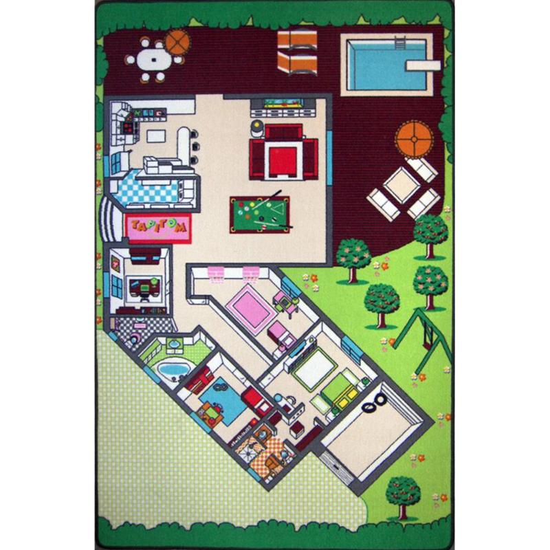 Tapis enfant  maison [130x200cm]