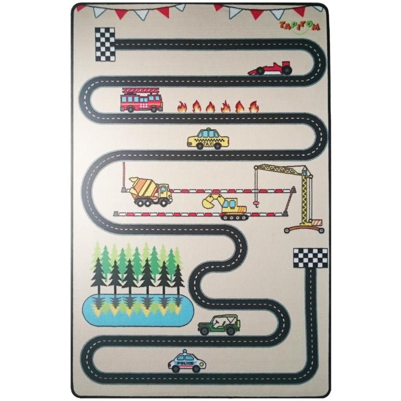 Tapis enfant circuit design [130x200cm]